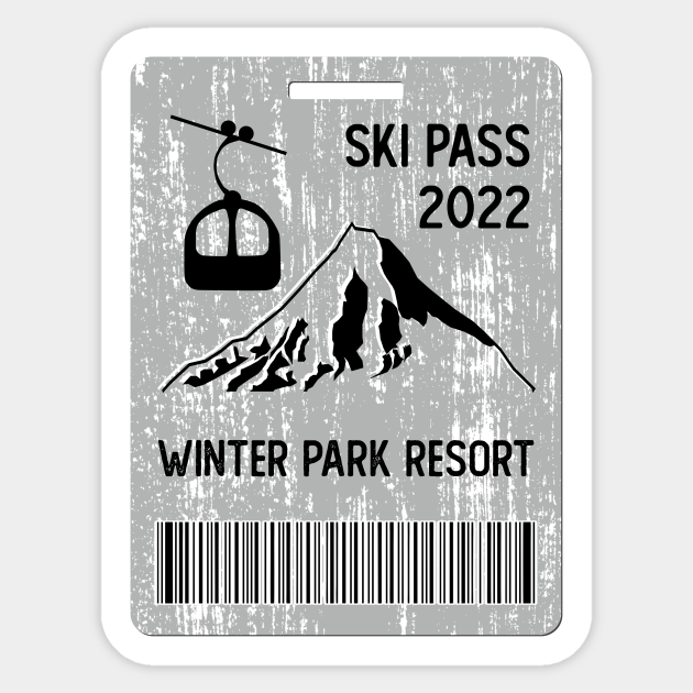 Winter Park Resort Winter Park Resort Sticker TeePublic